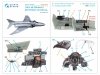 Quinta Studio QDS+48490 F-4S Phantom II 3D-Printed & coloured Interior on decal paper (Academy) (Small version) (with 3D-printed resin parts) 1/48
